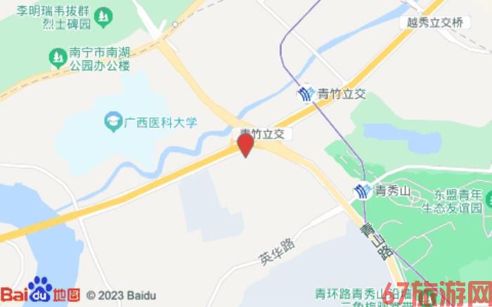 城市便捷酒店(南宁青秀山店)位置图